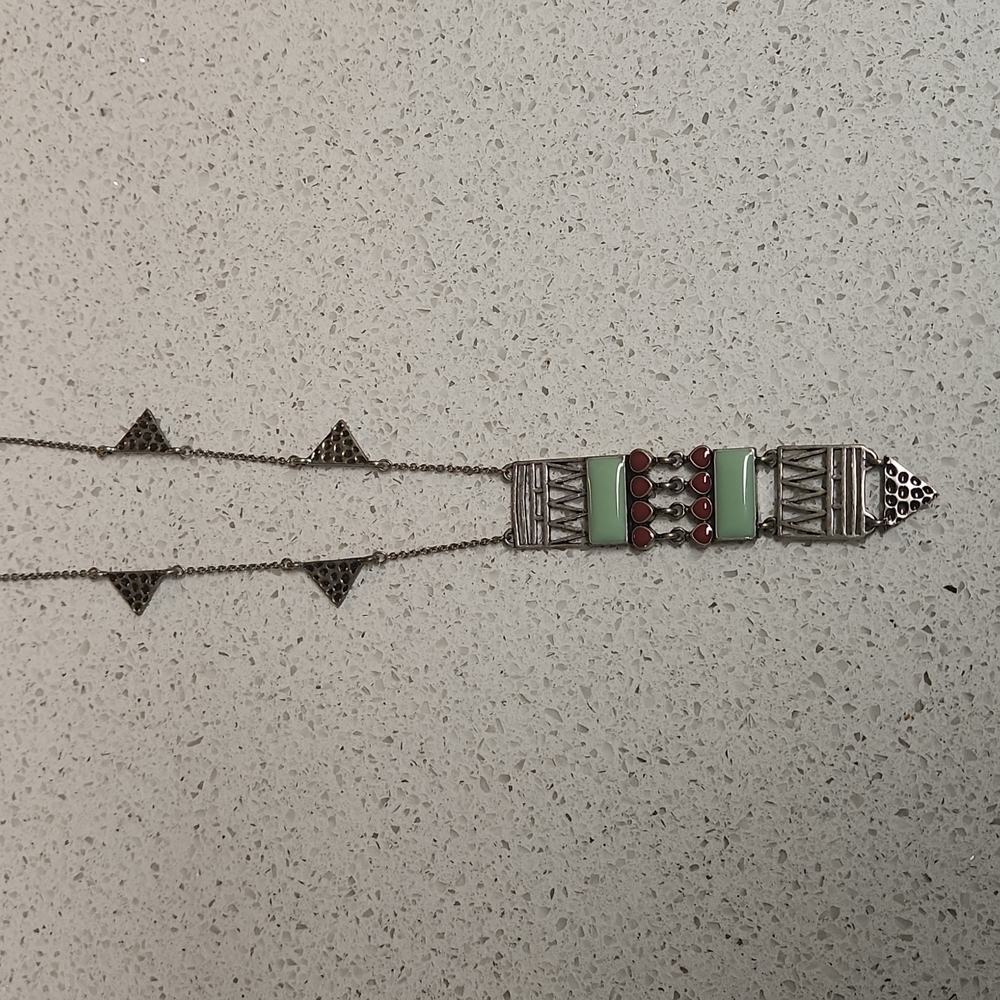 Maurices Aztec Fashion Statement Necklace